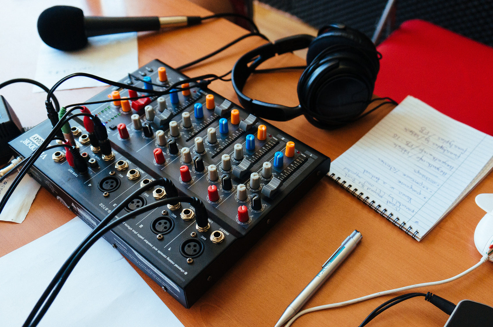 Home Recording Gear on Desk