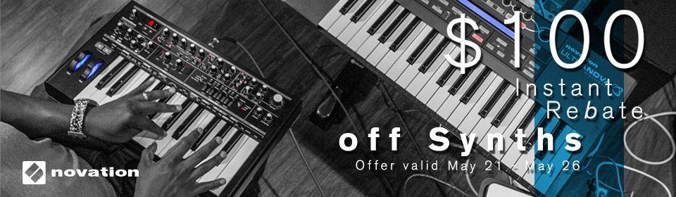 Memorial Day Novation Synth Sale - BIG savings!