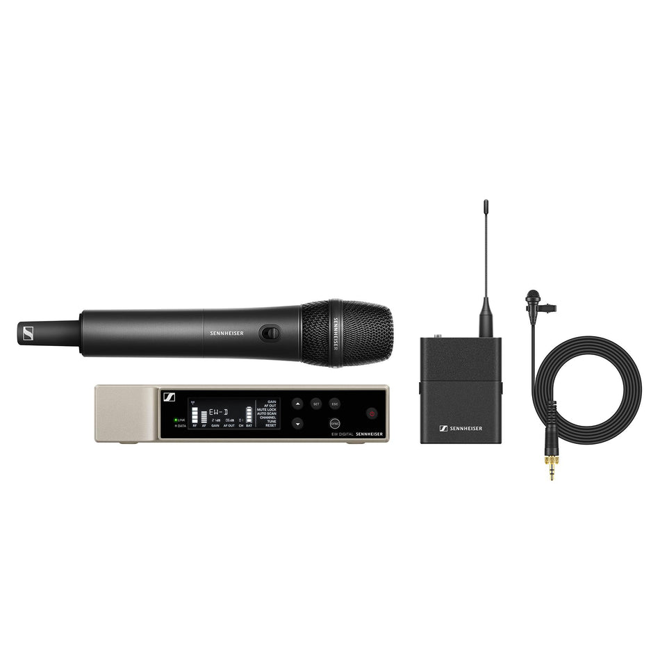 Sennheiser EW-D ME2/835-S Digital Wireless Lavalier/Vocal Combo Set, Q1-6 (470.2 - 526 Mhz)