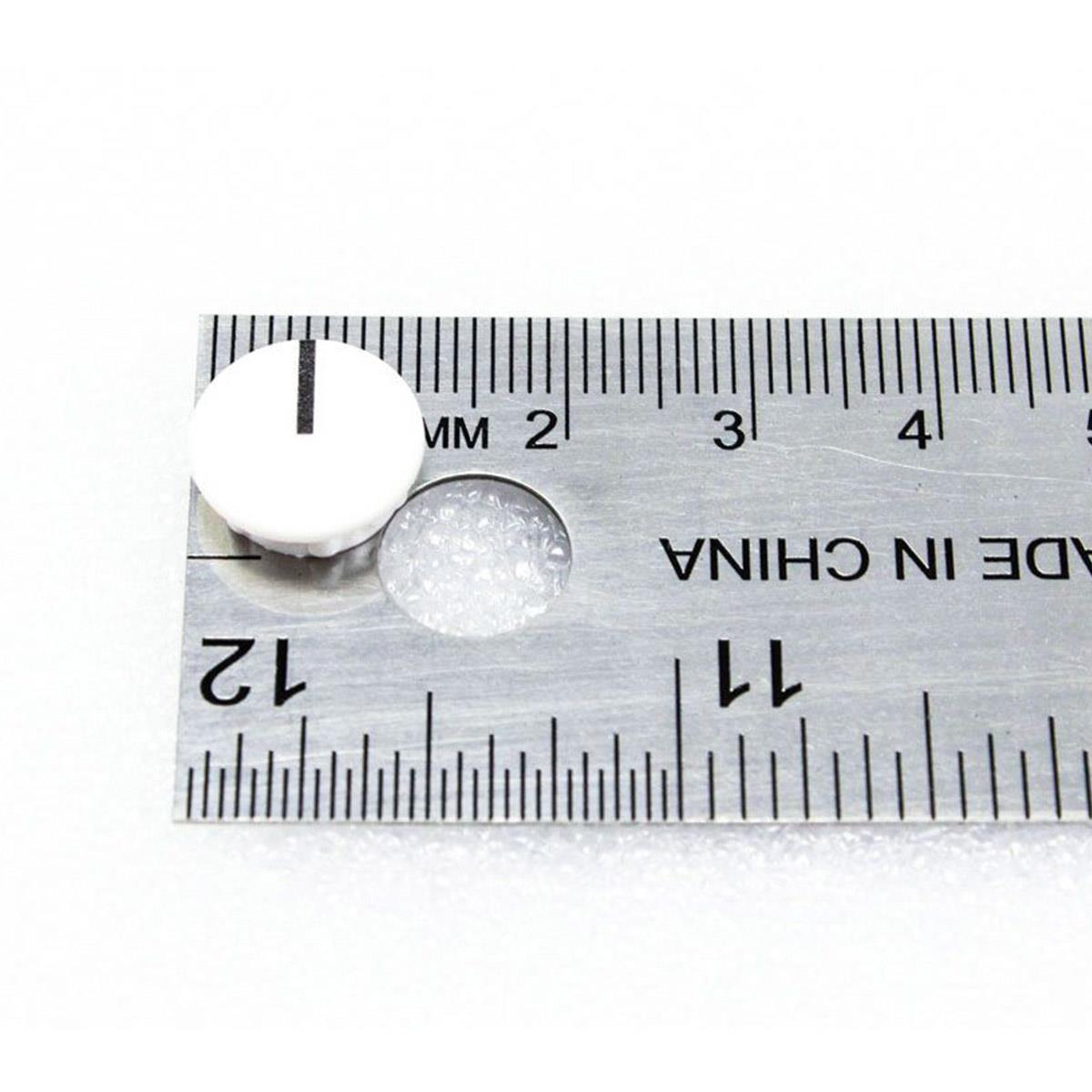 White Knob Cap with Line for DeltaLab Super Time Line ADM 512, ADM 2048