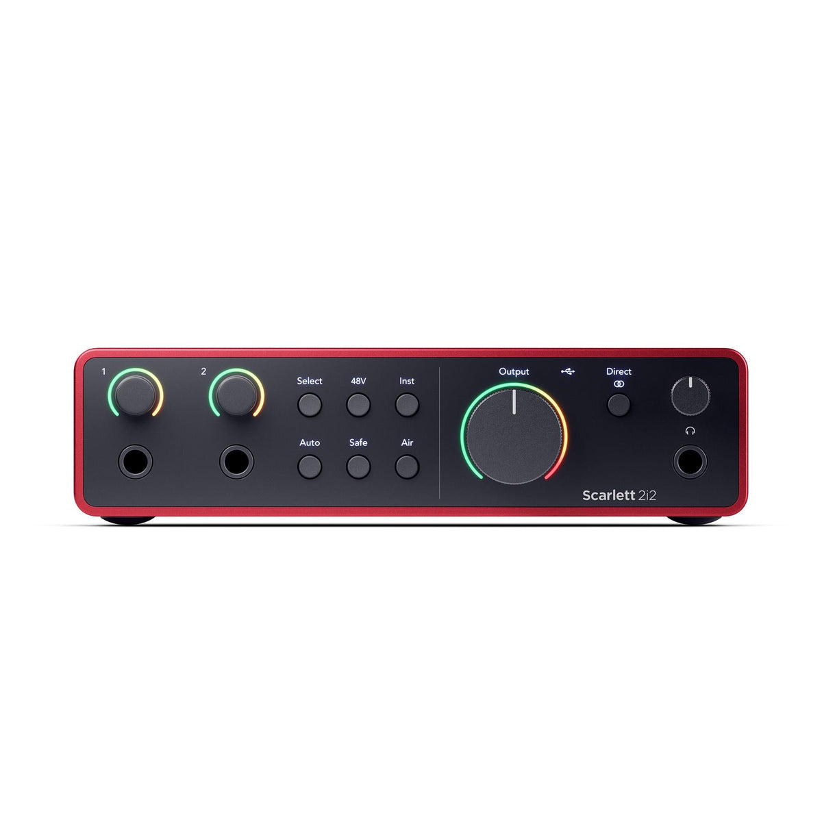 Focusrite Scarlett 2i2 (4th Gen) USB Interface Bundle with MXL 550/551R Microphone Kit & Cables