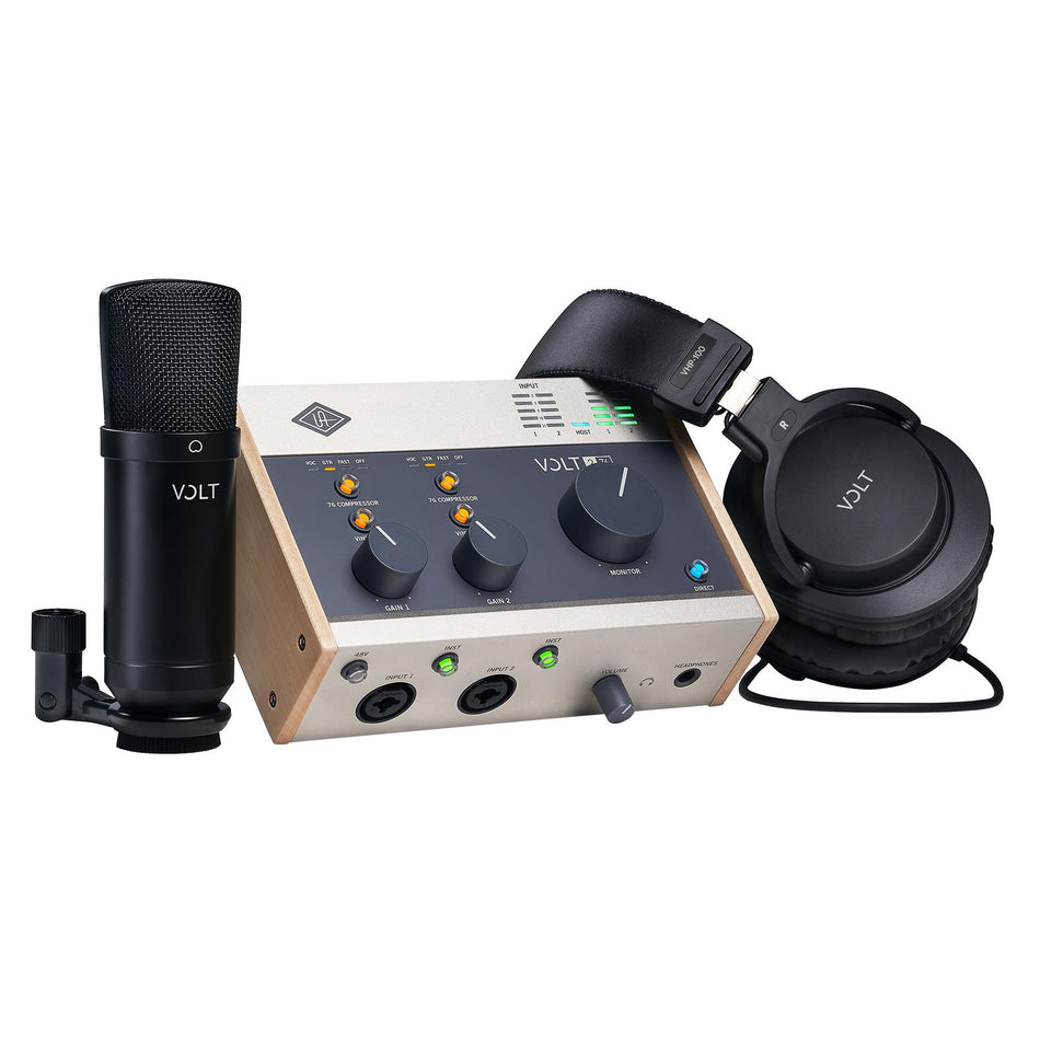 Universal Audio Volt 276 Studio Pack USB-C Interface Recording Package