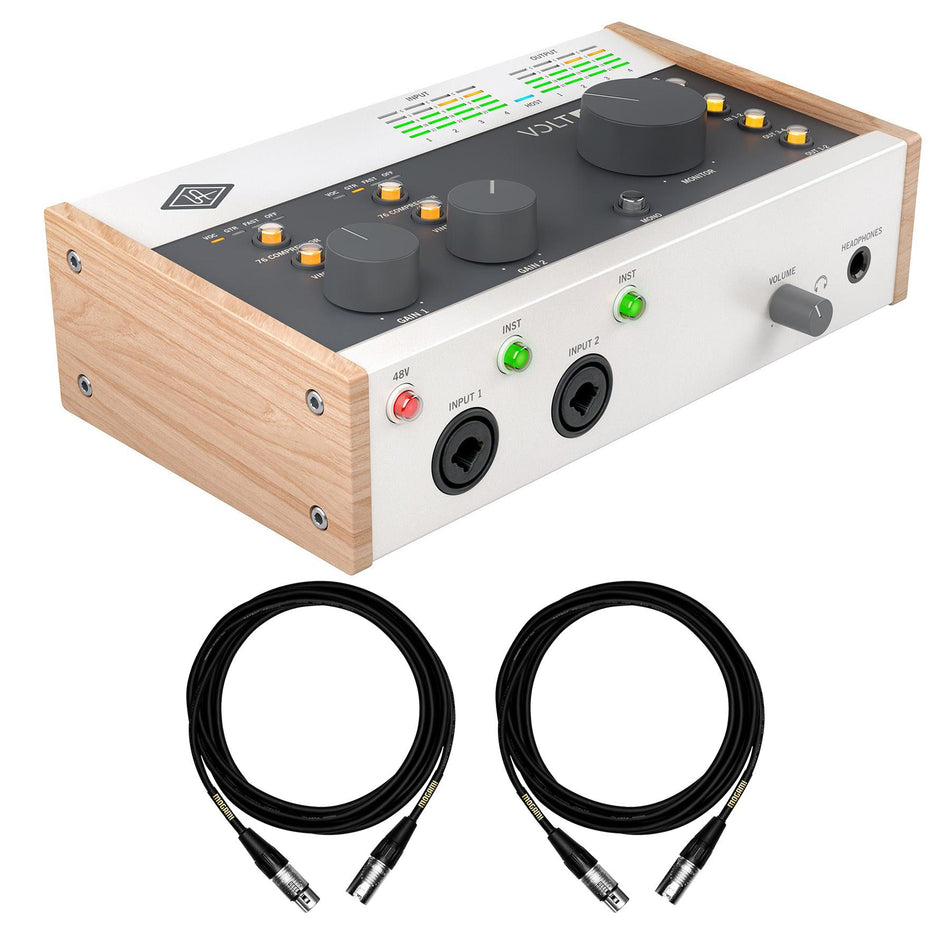 Universal Audio Volt 476 USB-C Audio Interface Bundle with Mogami XLR Cables