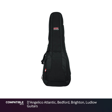Gator Dual Compartment Gig Bag for D'Angelico Atlantic, Bedford, Brighton, Ludlow Guitars