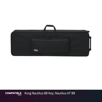 Gator Slim Keyboard Case for Korg Nautilus 88 Key, Nautilus AT 88