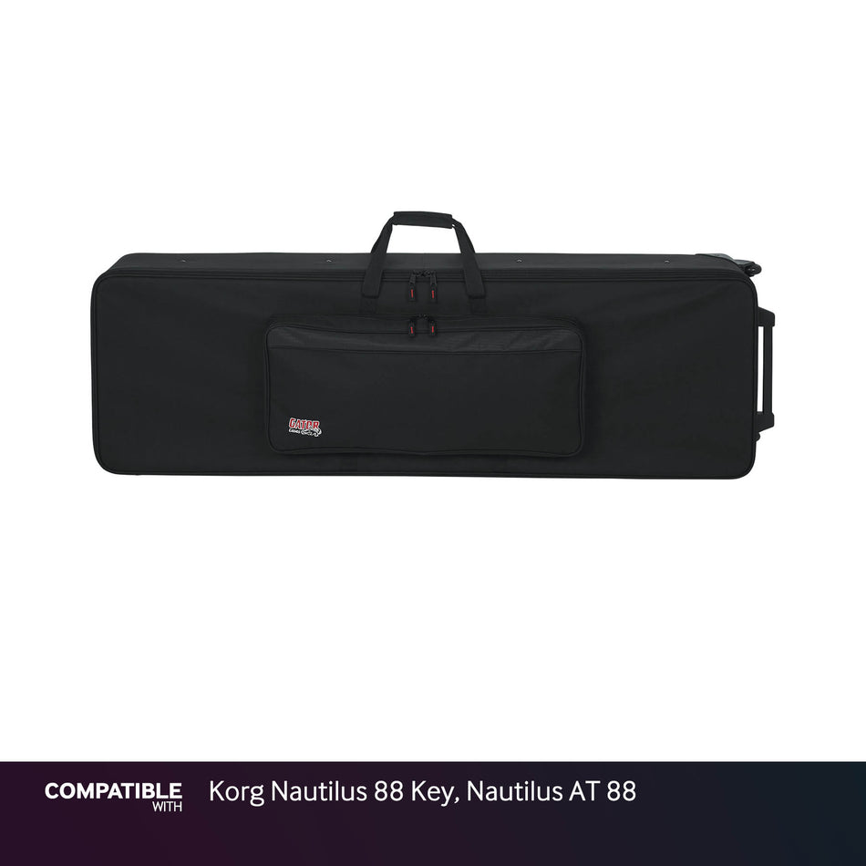 Gator Slim Keyboard Case for Korg Nautilus 88 Key, Nautilus AT 88