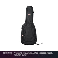 Gator Padded Gig Bag for Alvarez AD60K, AD60S, AD70S, AD80SSB, RD20S, RD8, RD9 Guitars