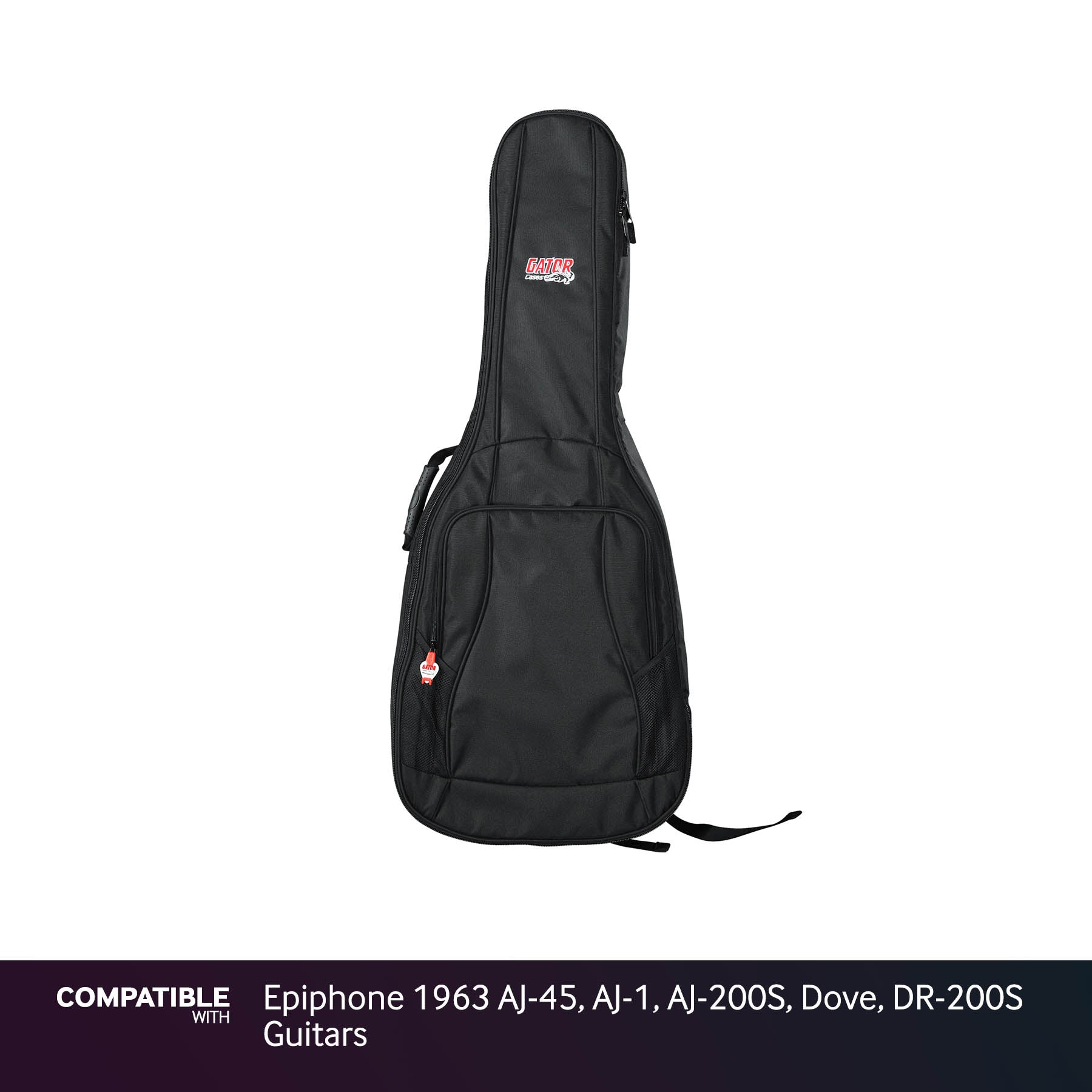 Gator Padded Gig Bag for Epiphone 1963 AJ-45, AJ-1, AJ-200S, Dove, DR-200S Guitars
