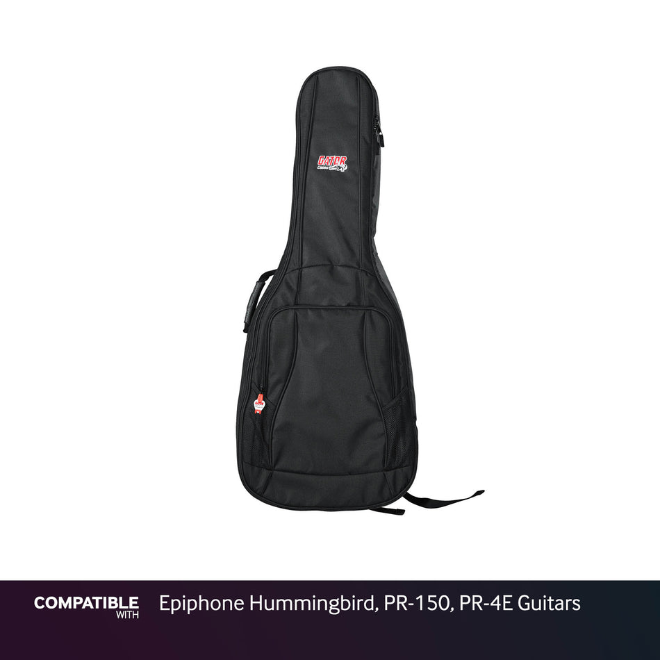 Gator Padded Gig Bag for Epiphone Hummingbird, PR-150, PR-4E Guitars
