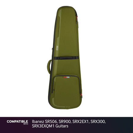 Gator Green ICON Case for Ibanez SR506, SR900, SRX2EX1, SRX300, SRX3EXQM1 Guitars
