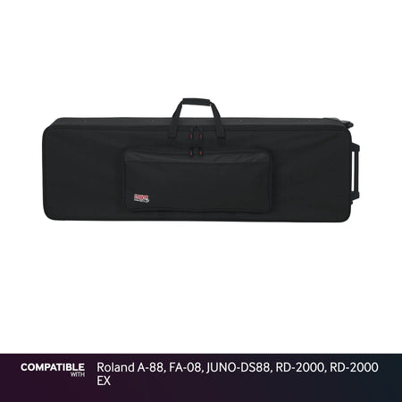 Gator Slim Keyboard Case for Roland A-88, FA-08, JUNO-DS88, RD-2000, RD-2000 EX
