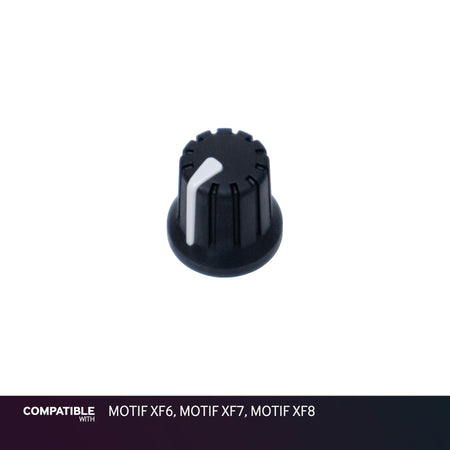 Yamaha Black Knob with Line for MOTIF XF6, MOTIF XF7, MOTIF XF8