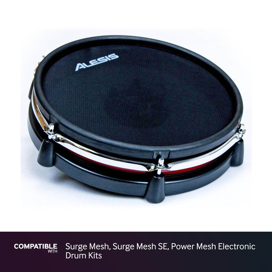 Alesis 10" Dual-Zone Mesh Drum Pad for Surge Mesh, Surge Mesh SE, Power Mesh Electronic Drum Kits