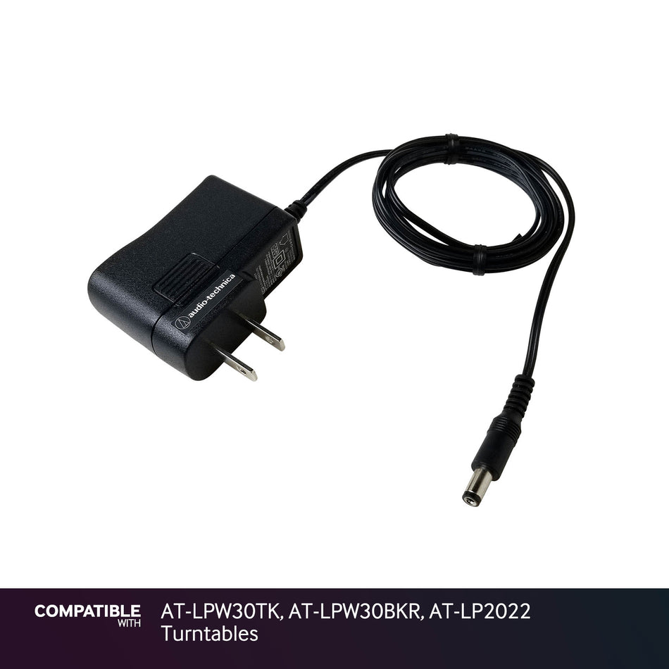 Audio-Technica Power Supply for AT-LPW30TK, AT-LPW30BKR, AT-LP2022 Turntables