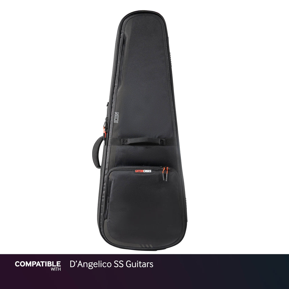 Gator Black ICON Case for D'Angelico SS Guitars