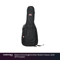 Gator Padded Gig Bag for Gibson Hummingbird Artist, Modern Classic, Quilt 2014 Guitars