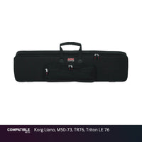 Gator Slim Keyboard Case for Korg Liano, M50-73, TR76, Triton LE 76