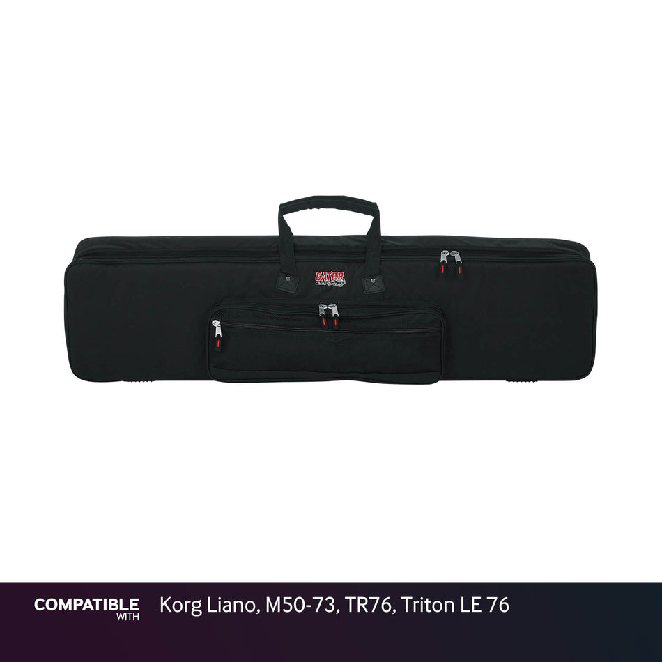 Gator Slim Keyboard Case for Korg Liano, M50-73, TR76, Triton LE 76