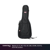 Gator Padded Gig Bag for Martin D-12, DC-15E, DC-28E, DCME, DCX1E, DCX1KE Guitars