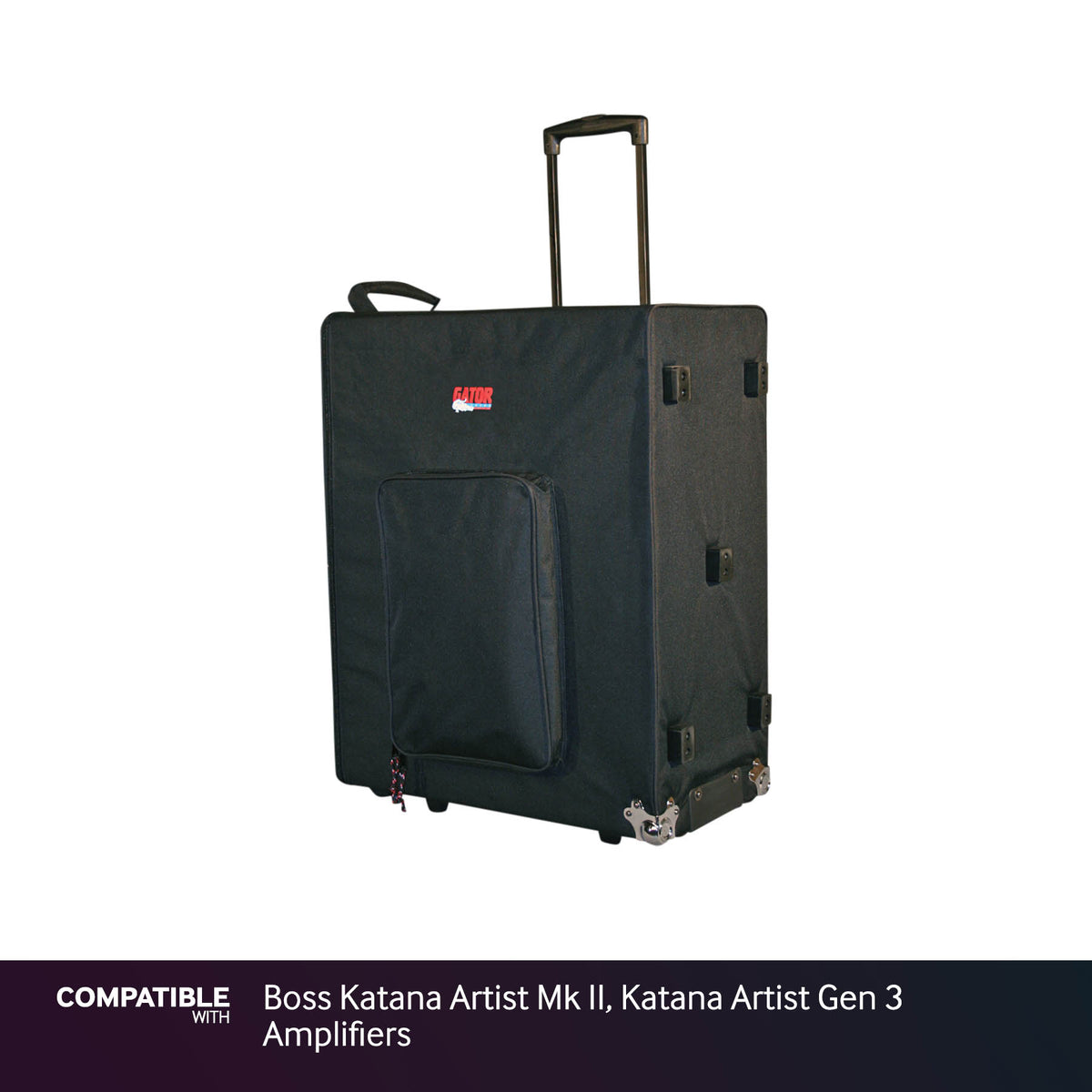 Gator Amp Transporter with Wheels for Boss Katana Artist Mk II, Katana Artist Gen 3 Amplifiers