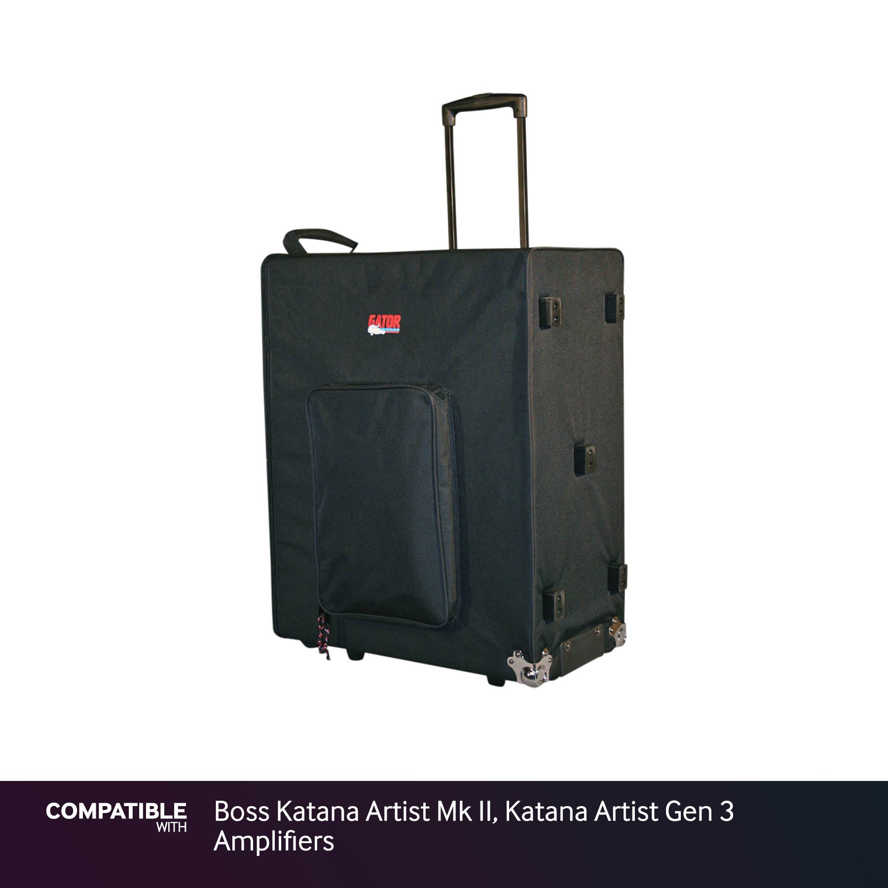 Gator Amp Transporter with Wheels for Boss Katana Artist Mk II, Katana Artist Gen 3 Amplifiers
