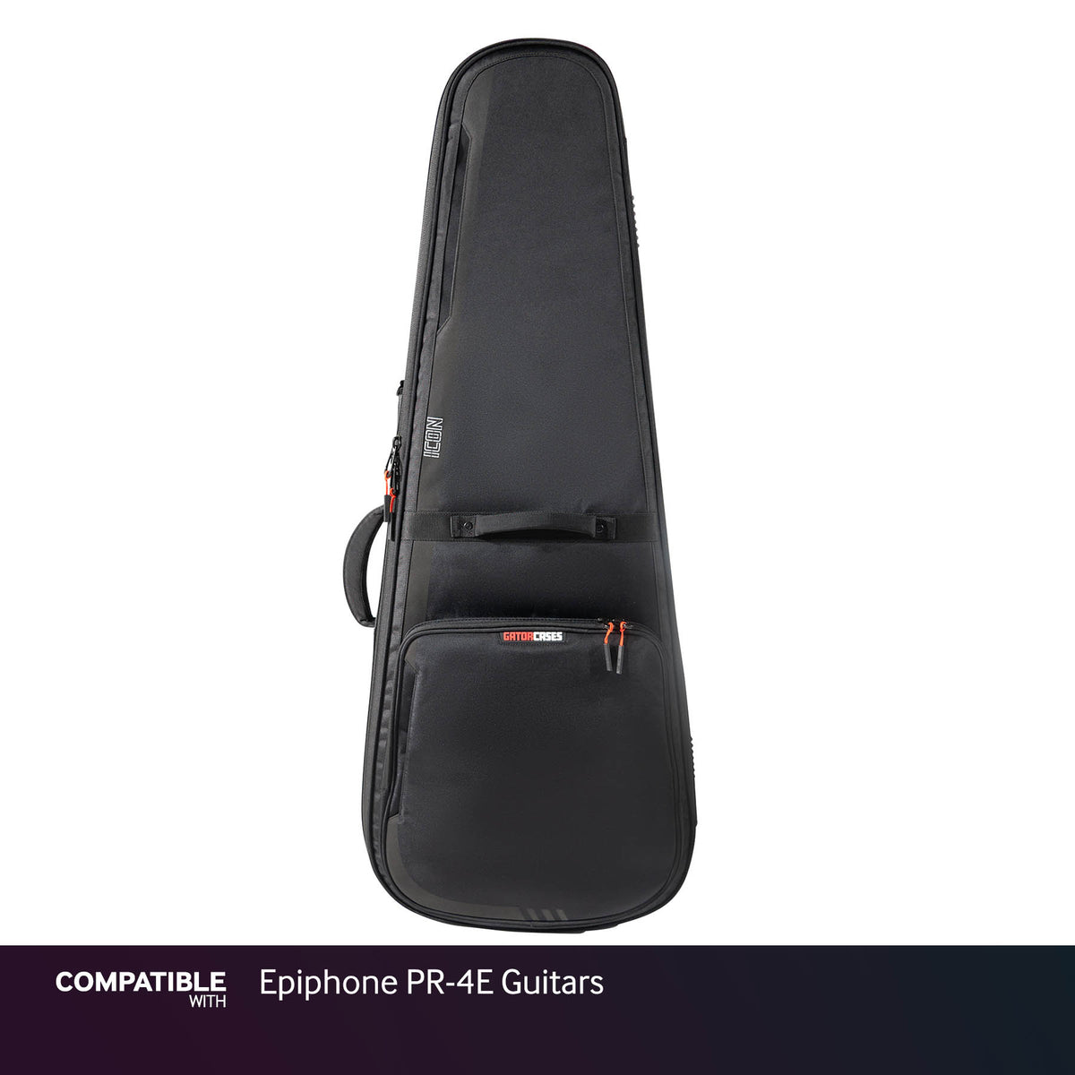 Gator Black ICON Case for Epiphone PR-4E Guitars