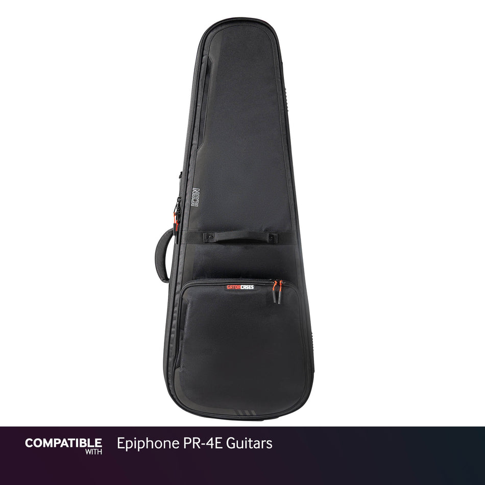 Gator Black ICON Case for Epiphone PR-4E Guitars