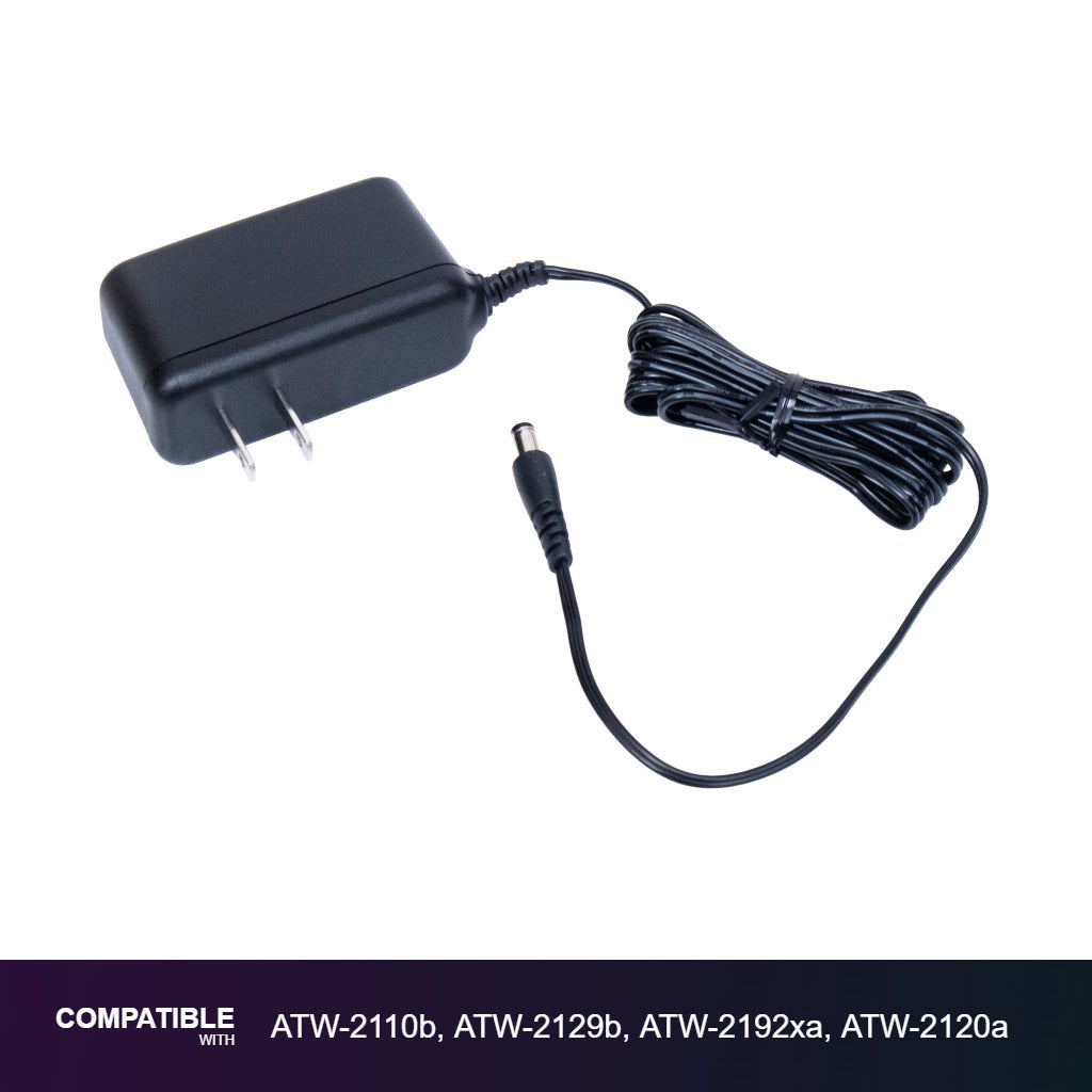 Audio-Technica Power Adapter for ATW-2110b, ATW-2129b, ATW-2192xa, ATW-2120a