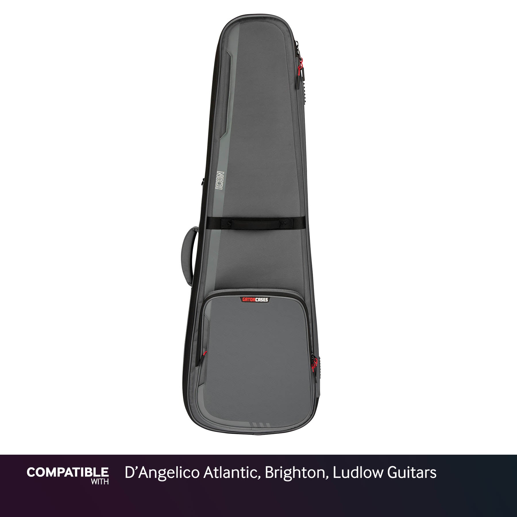 Gator Gray ICON Case for D'Angelico Atlantic, Brighton, Ludlow Guitars