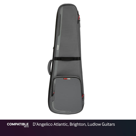 Gator Gray ICON Case for D'Angelico Atlantic, Brighton, Ludlow Guitars