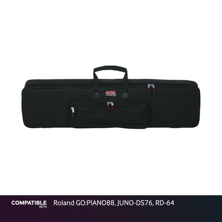 Gator Slim Keyboard Case for Roland GO:PIANO88, JUNO-DS76, RD-64