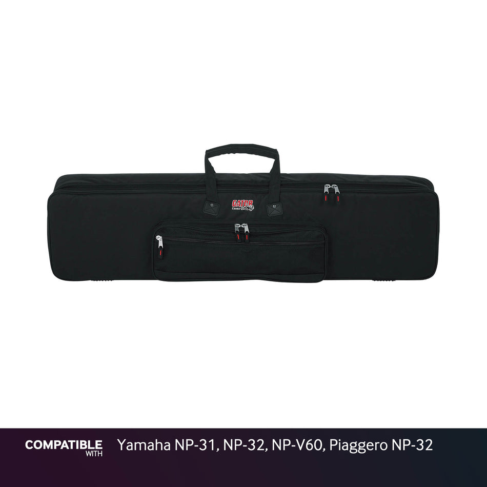 Gator Slim Keyboard Case for Yamaha NP-31, NP-32, NP-V60, Piaggero NP-32