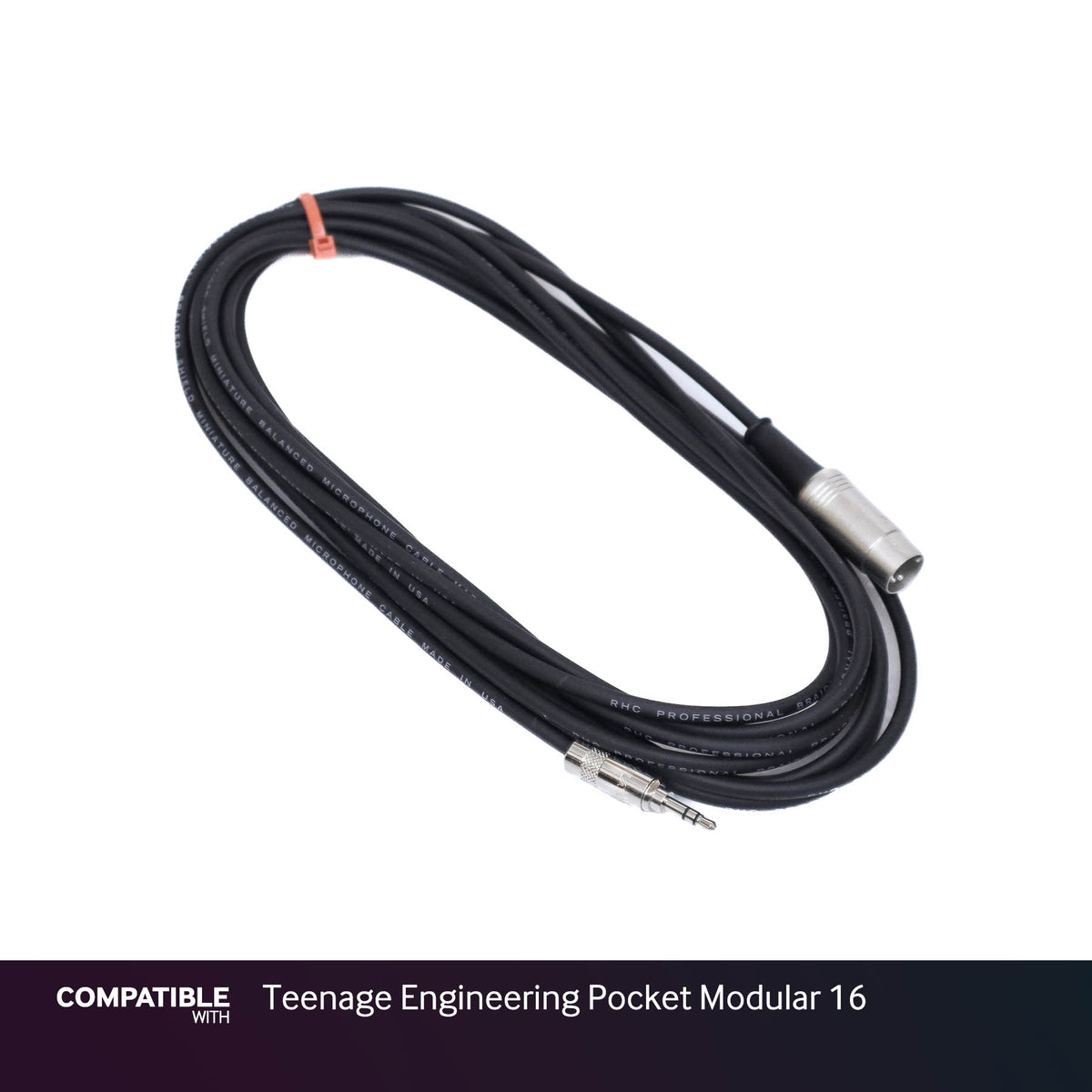Rapco 1/8" TRS MIDI Type-A Cable for Teenage Engineering Pocket Modular 16