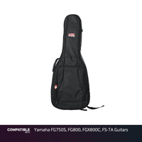Gator Padded Gig Bag for Yamaha FG750S, FG800, FGX800C, FS-TA Guitars