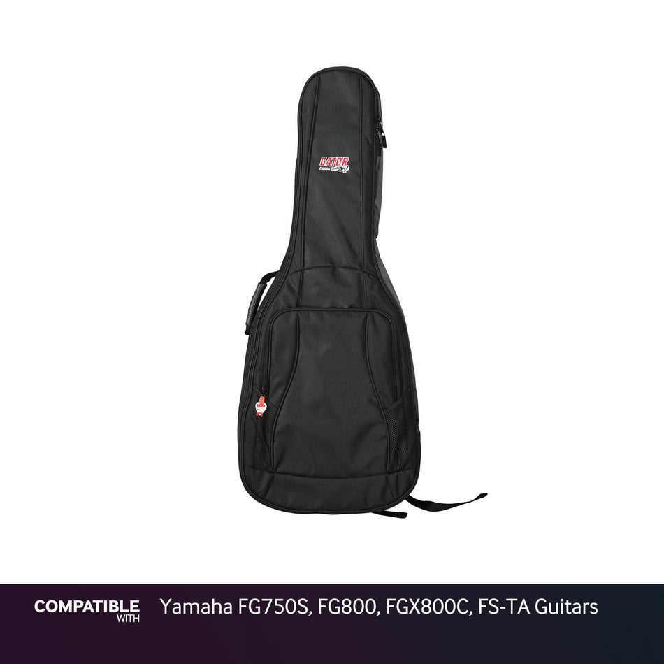 Gator Padded Gig Bag for Yamaha FG750S, FG800, FGX800C, FS-TA Guitars