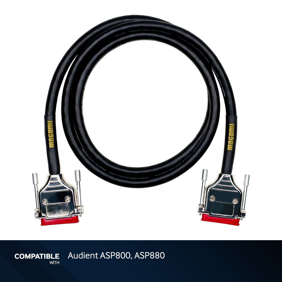 Mogami 5-foot DB-25 to DB-25 8-Channel Analog Snake for Audient ASP800 and ASP880