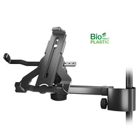 K&M 19743 Black Clamp-On Universal 10-16" Adjustable Tablet Holder