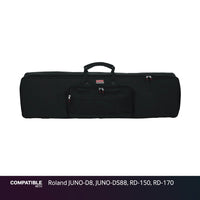 Gator Slim Keyboard Case for Roland JUNO-D8, JUNO-DS88, RD-150, RD-170
