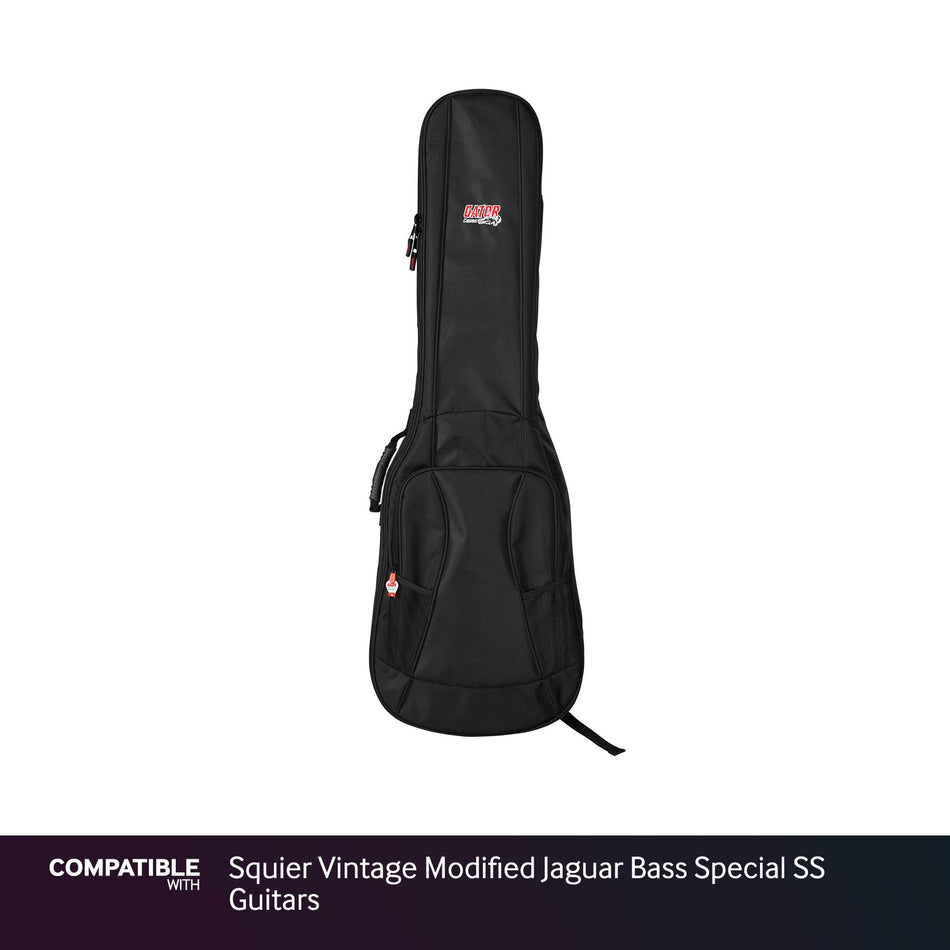 Gator Padded Gig Bag for Squier Vintage Modified Jaguar Bass Special SS Guitars