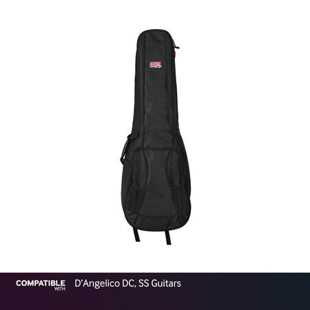 Gator Dual Compartment Gig Bag for D'Angelico DC, SS Guitars
