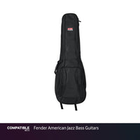 Gator Dual Compartment Gig Bag for Fender American Jazz Bass Guitars