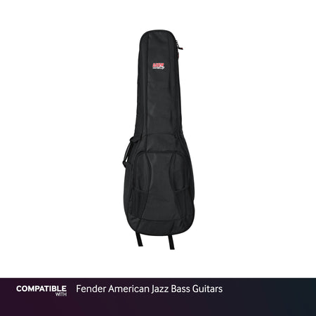 Gator Dual Compartment Gig Bag for Fender American Jazz Bass Guitars