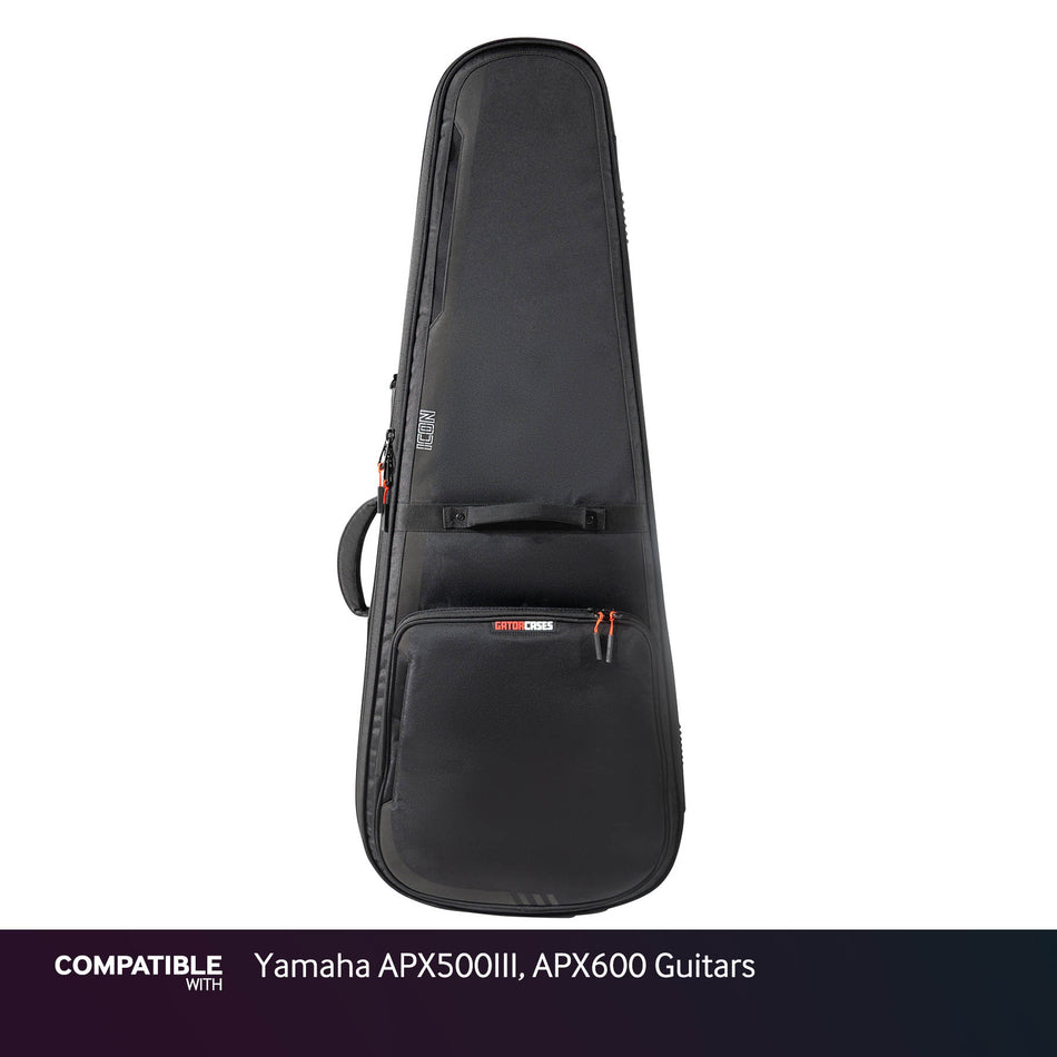 Gator Black ICON Case for Yamaha APX500III, APX600 Guitars