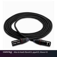 Hosa 50-foot EtherCON Cable for Allen & Heath fibreACE, gigaACE, Waves V3
