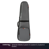 Gator Gray ICON Case for Schecter Stiletto Custom-4, Custom-5, Custom-6 Guitars