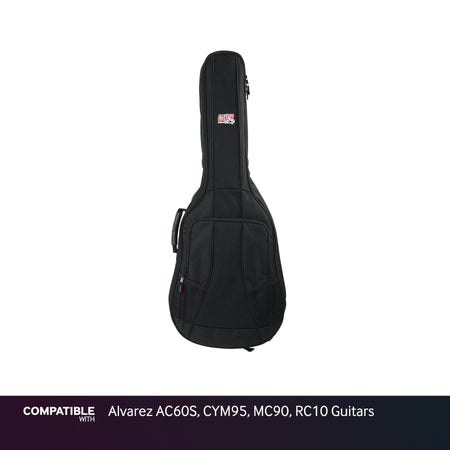 Gator Padded Gig Bag for Alvarez AC60S, CYM95, MC90, RC10 Guitars
