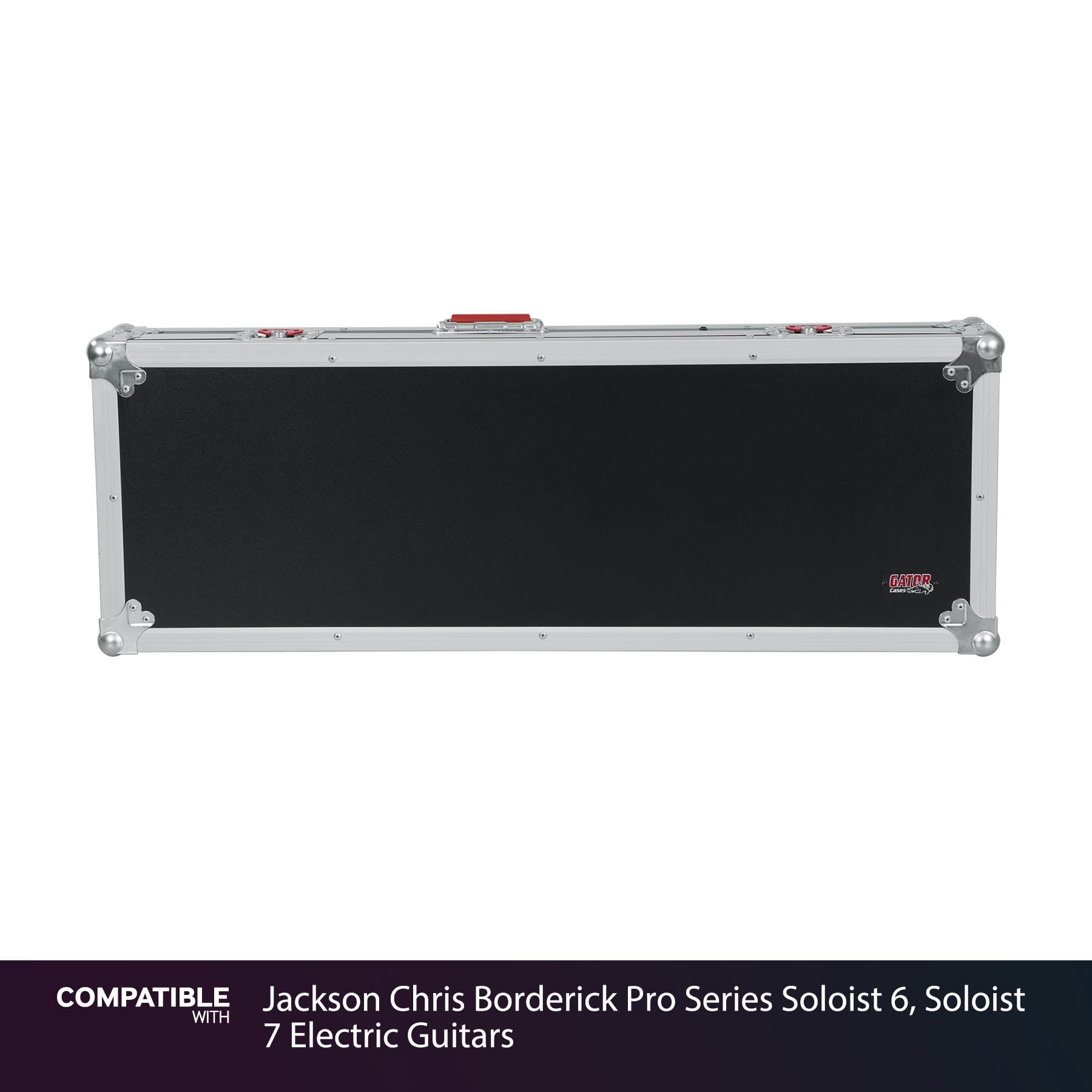 Gator Tour Case for Jackson Chris Borderick Pro Series Soloist 6, Soloist 7 Electric Guitars