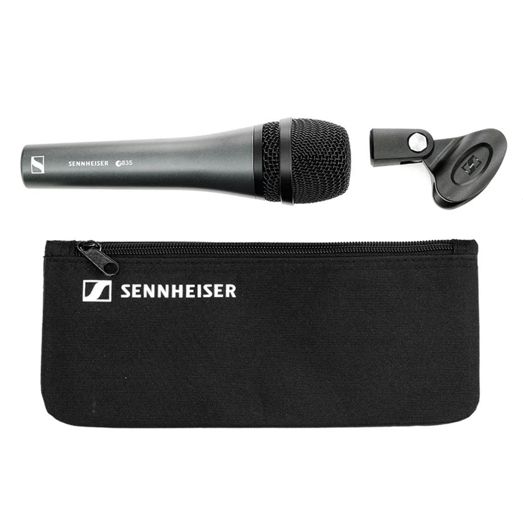 Sennheiser E 835 Mic Bundle with Stands & XLR Cables