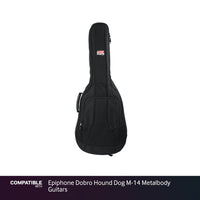 Gator Padded Gig Bag for Epiphone Dobro Hound Dog M-14 Metalbody Guitars
