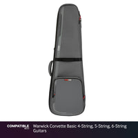 Gator Gray ICON Case for Warwick Corvette Basic 4-String, 5-String, 6-String Guitars